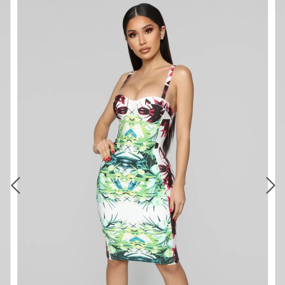My Sweet Spot Bandage Midi Dress
